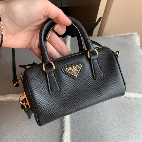 SOLD Prada Leather Bauletto Tote Bag - Picture 4 of 11